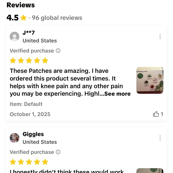 Herbal pain relief patches - Picture 3 of 5